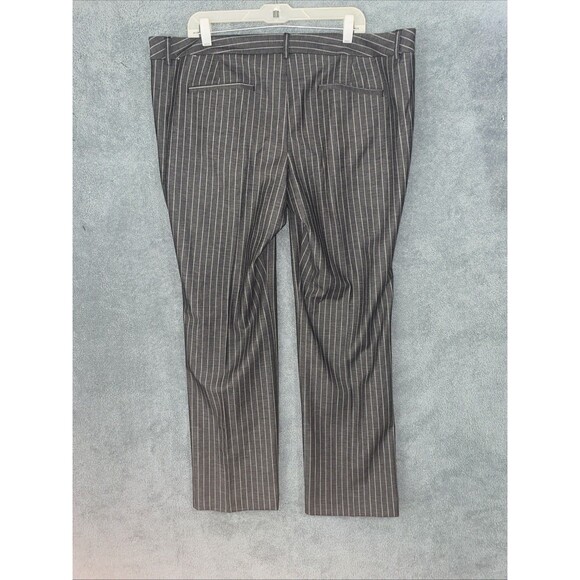 Express Pants‎ Womens Size 18R Grey Barely Boot Low Rise Stretch Editor Career - Picture 7 of 11